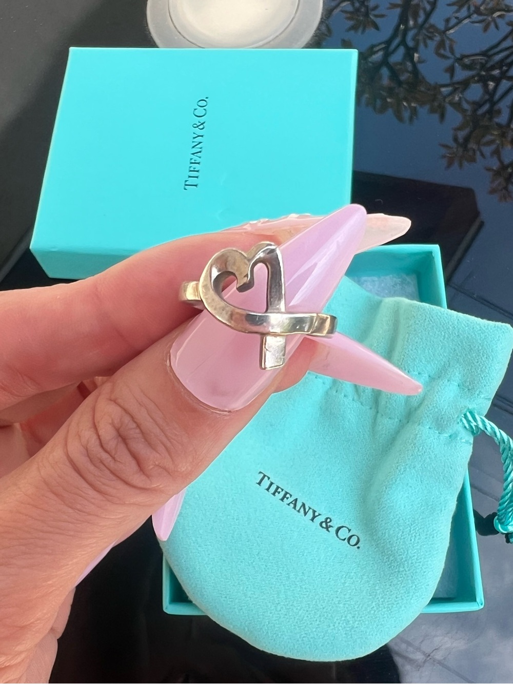 Tiffany & Co Loving Heart Paloma Picasso Sterling Silver Ring